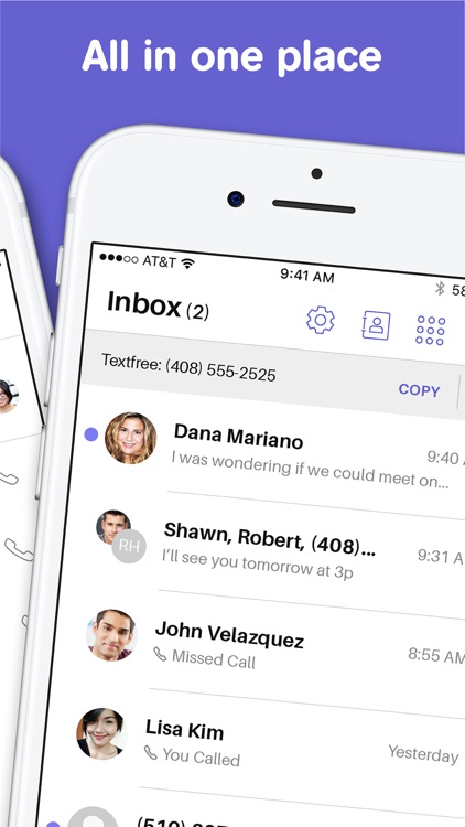 Text Free: Texting App + SMS screenshot-4