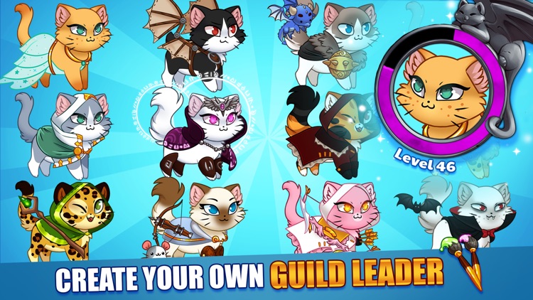 Castle Cats - Idle Hero RPG screenshot-0