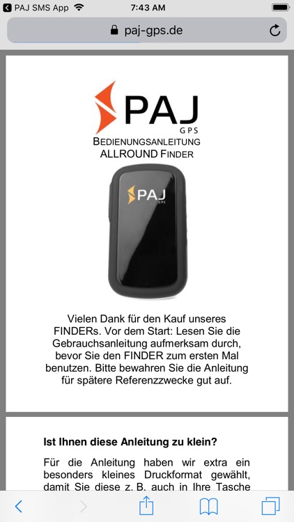 PAJ SMS App