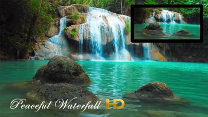 Peaceful Waterfall HD Screenshot 1