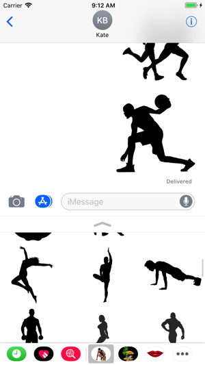 Body Building Set Stickers