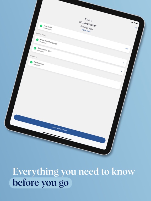 iPad Image of CLEAR - Fast, Touchless Access