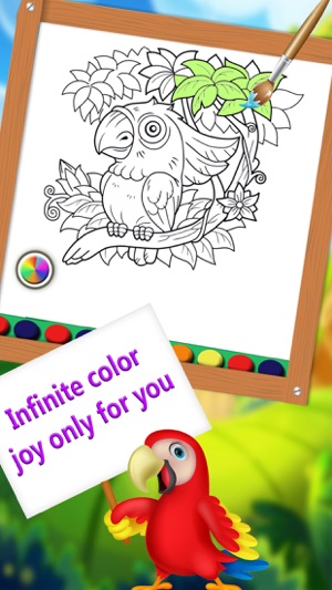 Coloring Cute Birds - Paint(圖6)-速報App