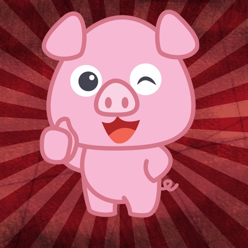 Funny Pig Fall iOS App