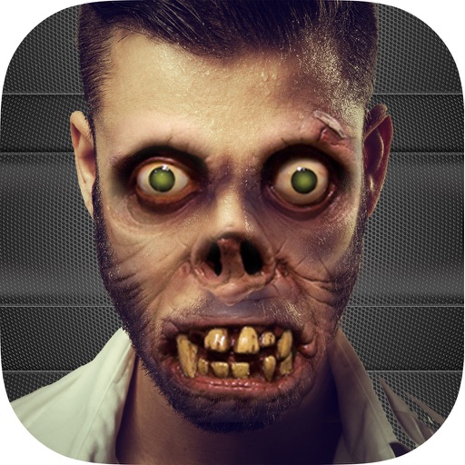 Zombie Booth Scary Face Photo Icon