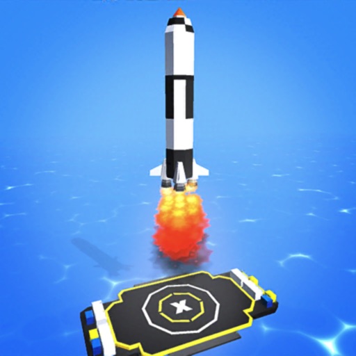 Rocket Launch 3D Icon