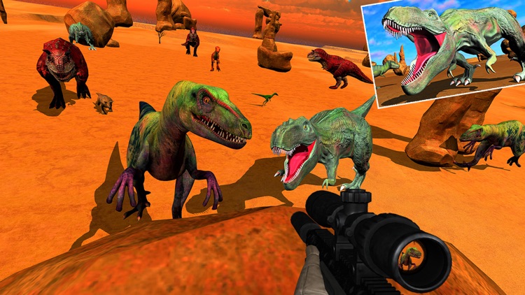 Desert Dinosaur Shooter Pro screenshot-3