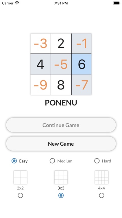 Ponenu: Expert Sudoku