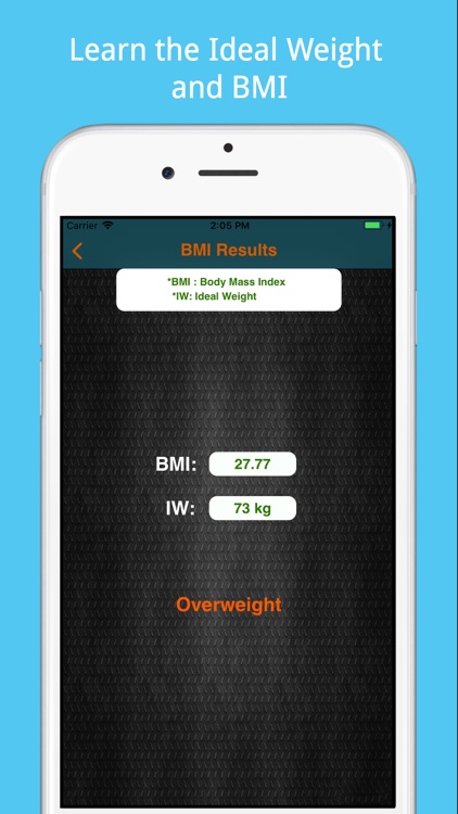 Bmi: Ideal Weight Calculator