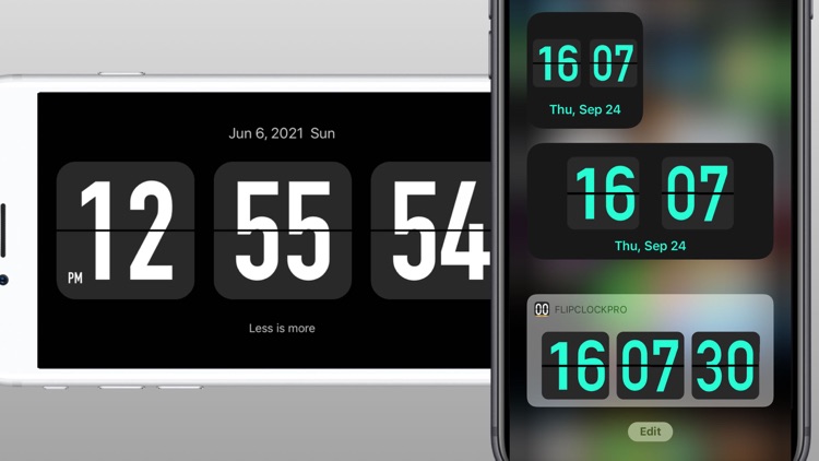 Flip Clock Pro - time widgets screenshot-5