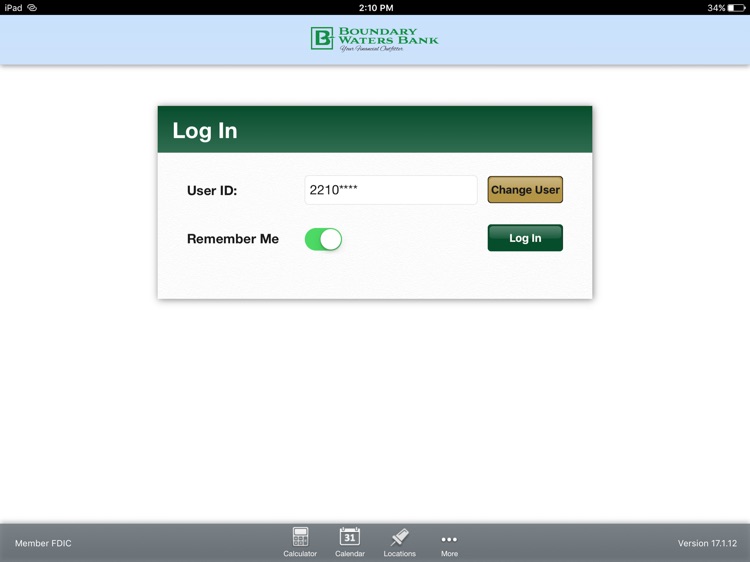 Boundary Waters Bank Tablet