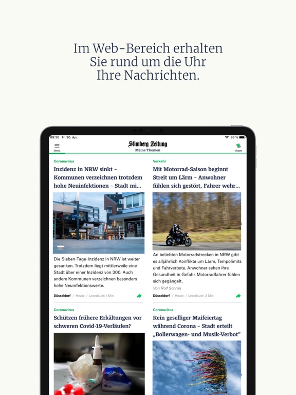 Stimberg Zeitung screenshot 3