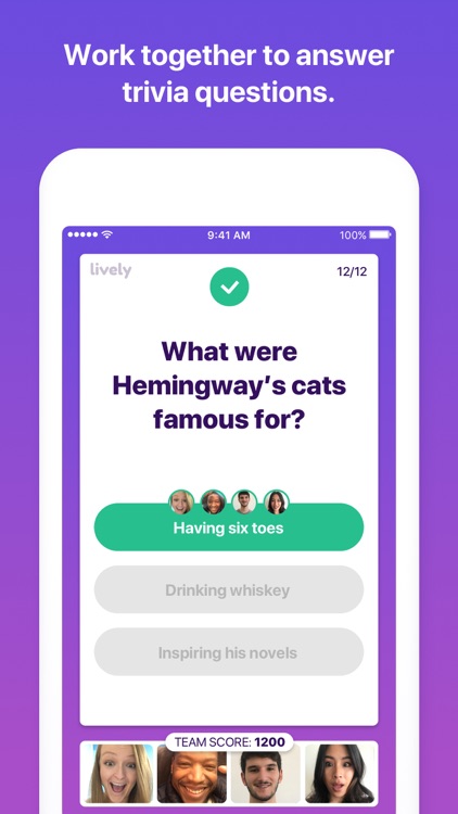 Lively - Fun Team Trivia Game screenshot-3
