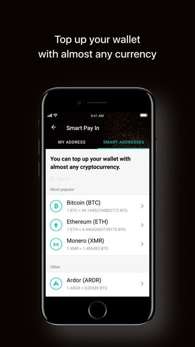 BTG Wallet by Freewallet screenshot 4