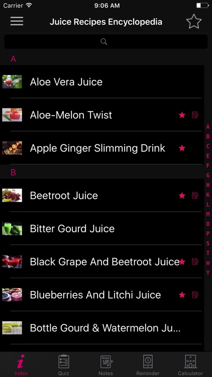 Juice Recipes Encyclopedia screenshot-4