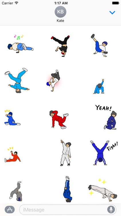 Hip-Hop Animated Stickers