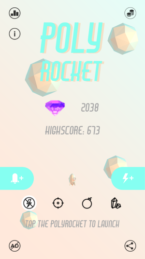 PolyRocket Asteroid Runner(圖1)-速報App