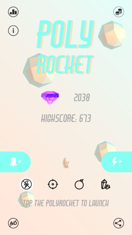 PolyRocket Asteroid Runner