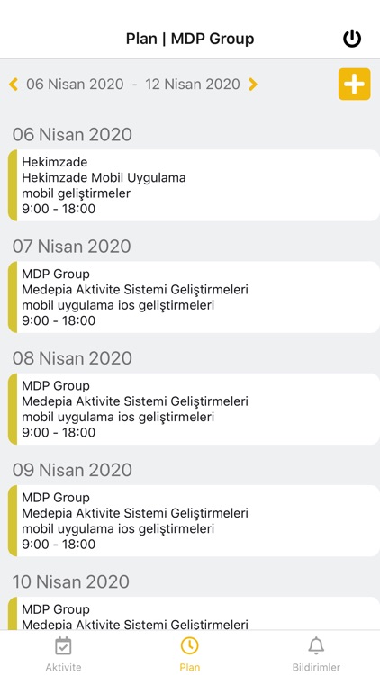 MDP Group | Aktivite ve Plan screenshot-3