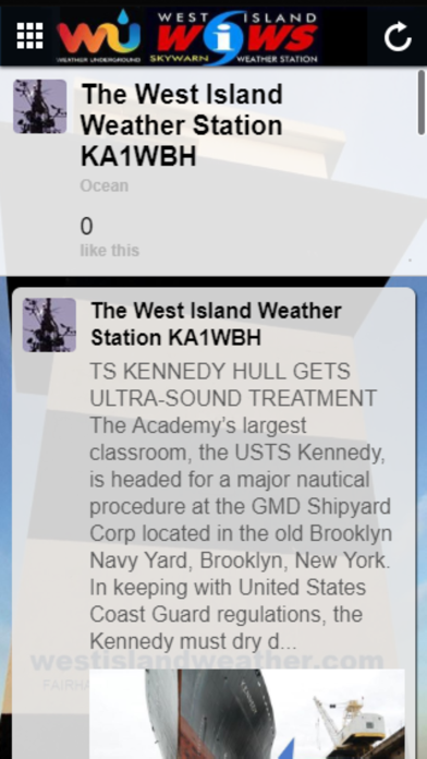 West Island Weather Station screenshot 2