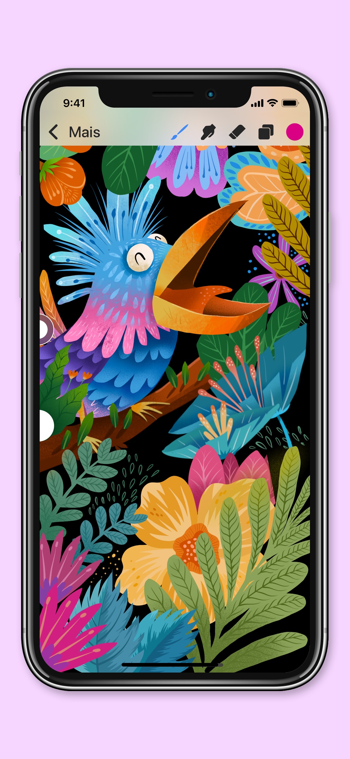 Screenshot do app Procreate Pocket