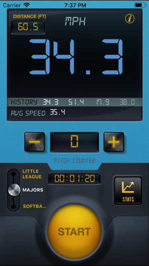 Baseball Speed Radar Gun Pro(圖4)-速報App