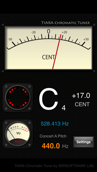 Tiara Chromatic Tuner screenshot1