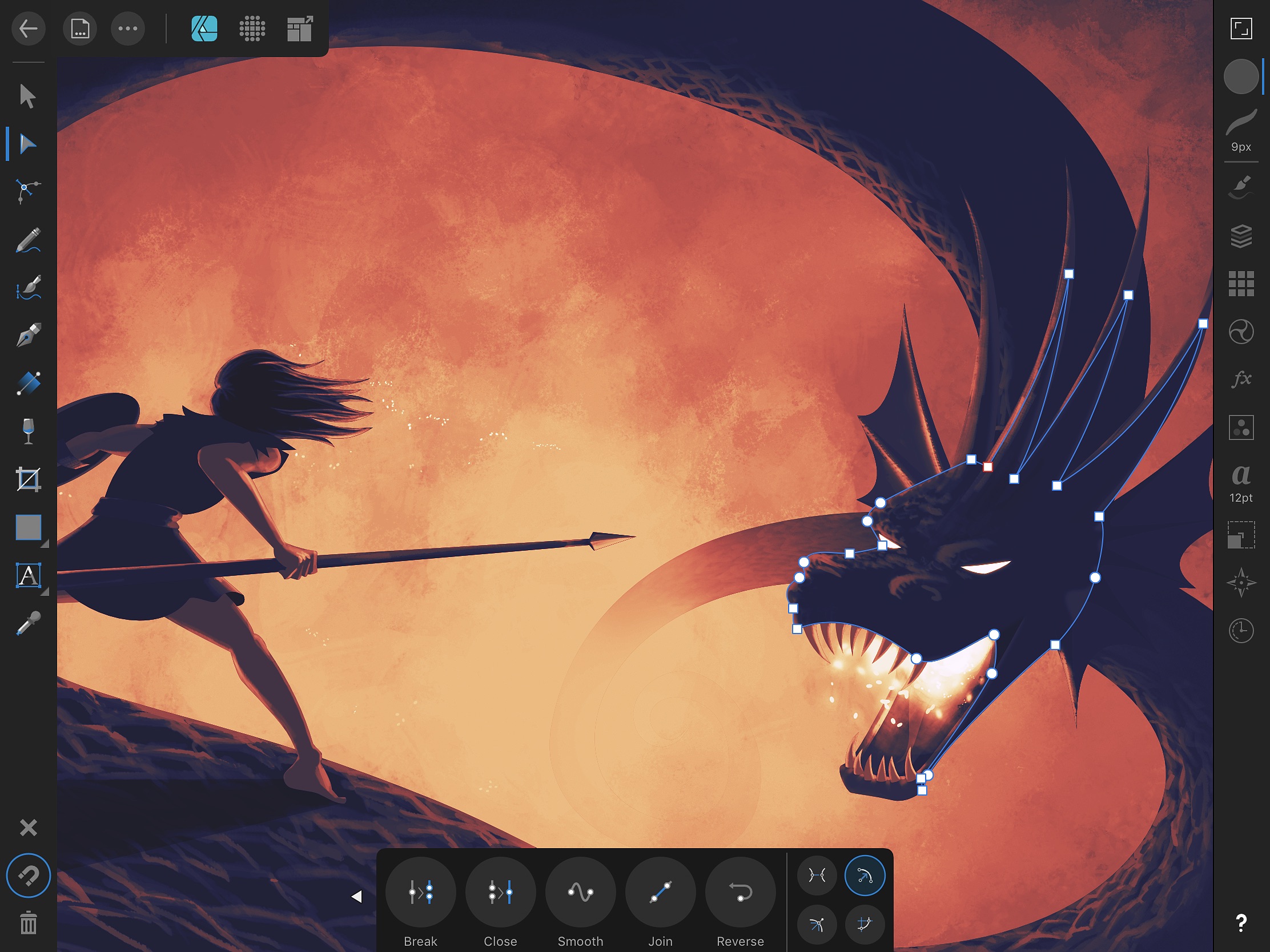 Screenshot do app Affinity Designer