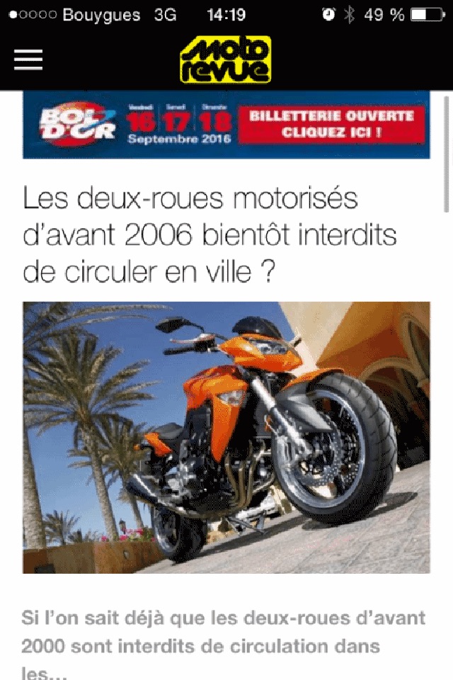 Moto Revue - News et Actu Moto screenshot 3