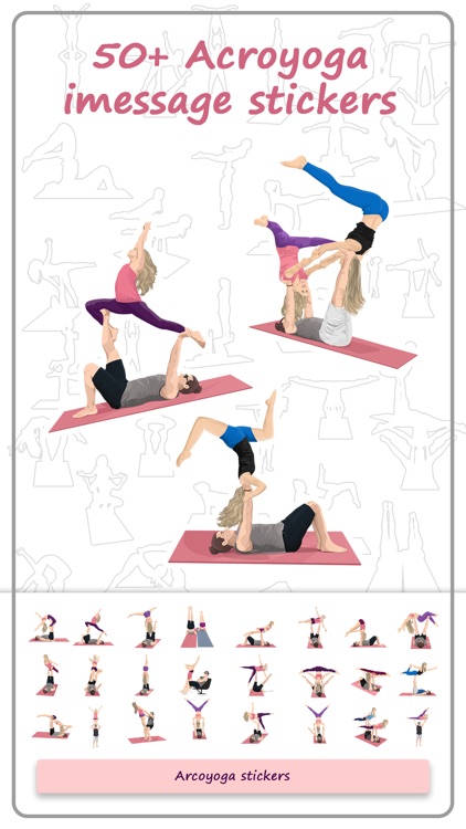 Acroyoga stickers