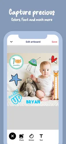Captura 4 Baby Pics & Mom app editor. iphone