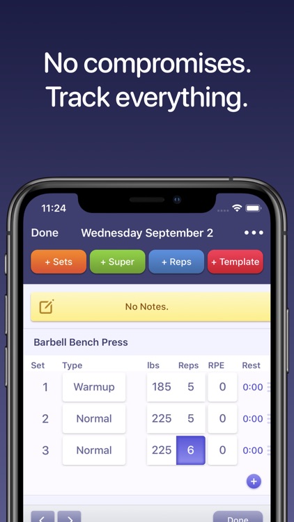 Liftr - Workout Tracker screenshot-1