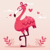 Pink Flamingo Stickers!