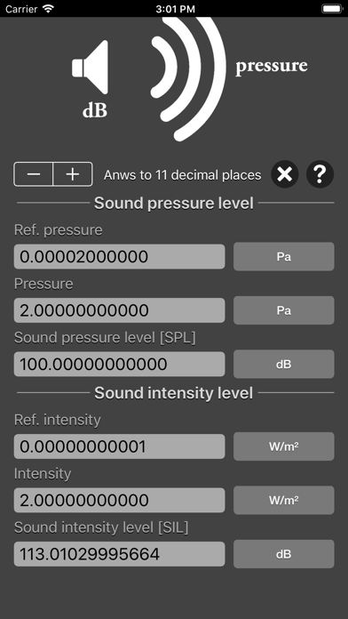 dB Calculator Plus screenshot 2