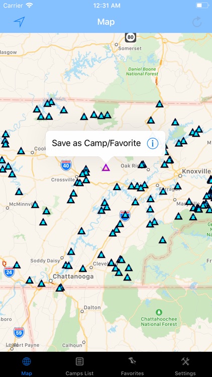 Tennessee – Camping & RV spots screenshot-3