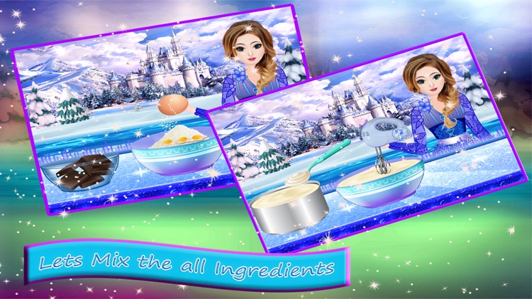 Ice Princess Castle Cake Maker screenshot-3