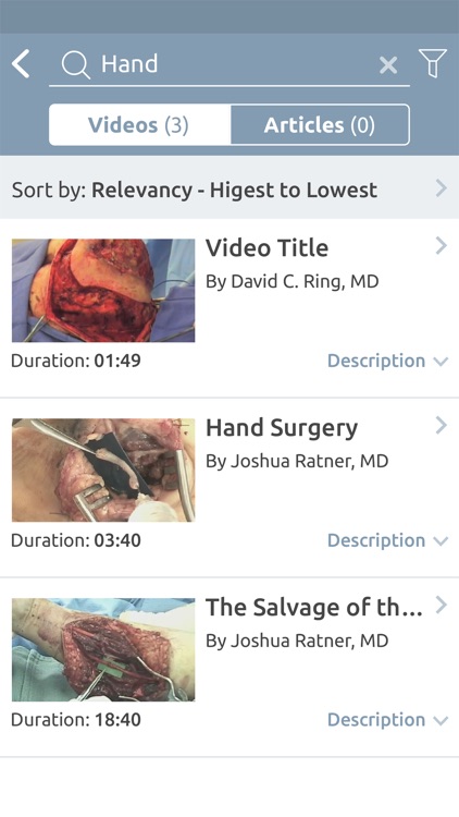 ASSH Hand-e App
