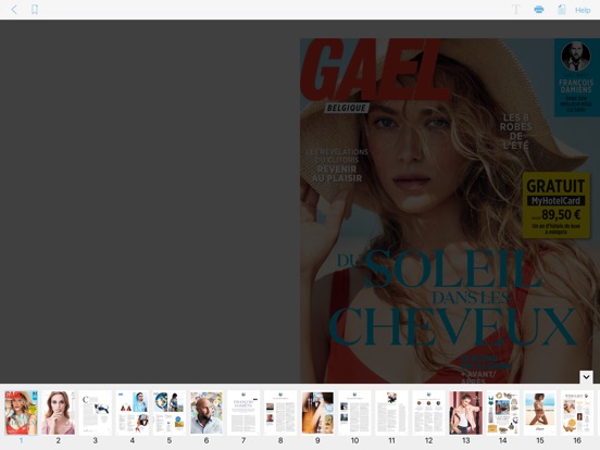 iPad Image of Gael Magazine