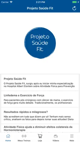 Game screenshot Projeto Saúde Fit apk