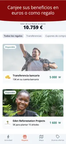 Imágen 6 WeWard: ganar dinero caminando iphone