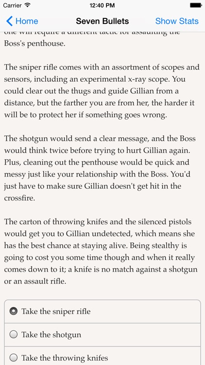 Seven Bullets