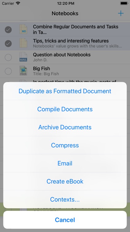 Notebooks for iPhone screenshot-7
