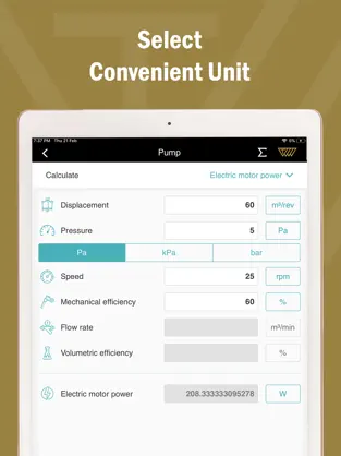 Screenshot 5 Hydraulic System Calculator iphone