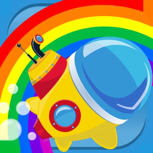 Little rainbow submarine run Icon