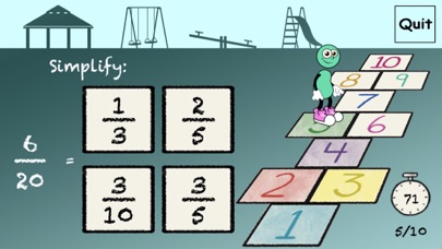 How to cancel & delete Hopscotch - Simplify Fractions from iphone & ipad 4