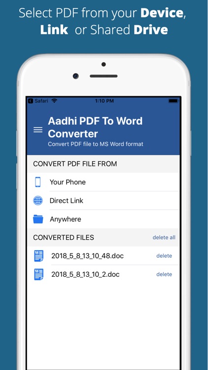 Aadhi PDF to Word Converter
