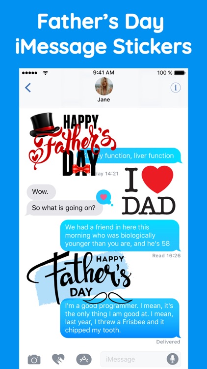 Happy Father's Day Sticker App