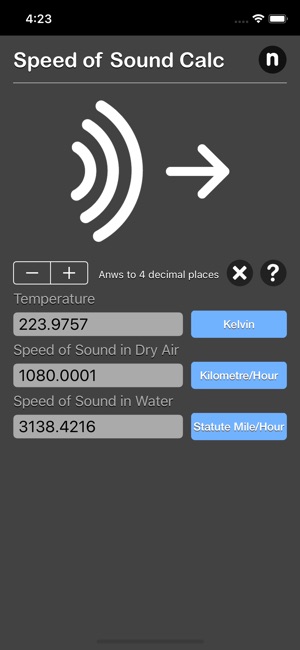 Speed of Sound Calculator(圖5)-速報App