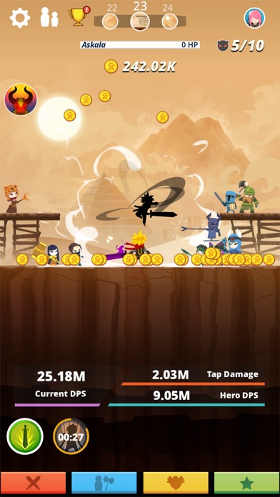 Screenshots of Tap Titans for iPhone