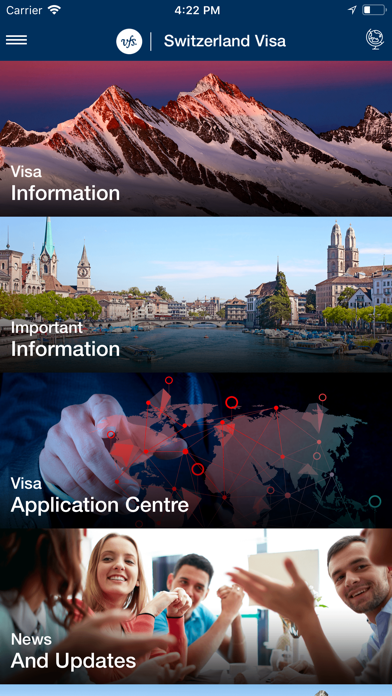 Switzerland Global Visa App screenshot 2